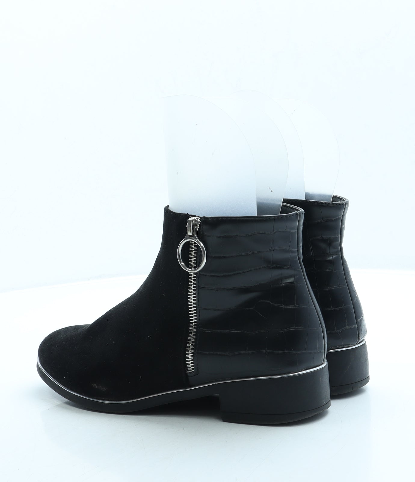 Primark Womens Black Polyester Chelsea Boot UK 7 40 US 9