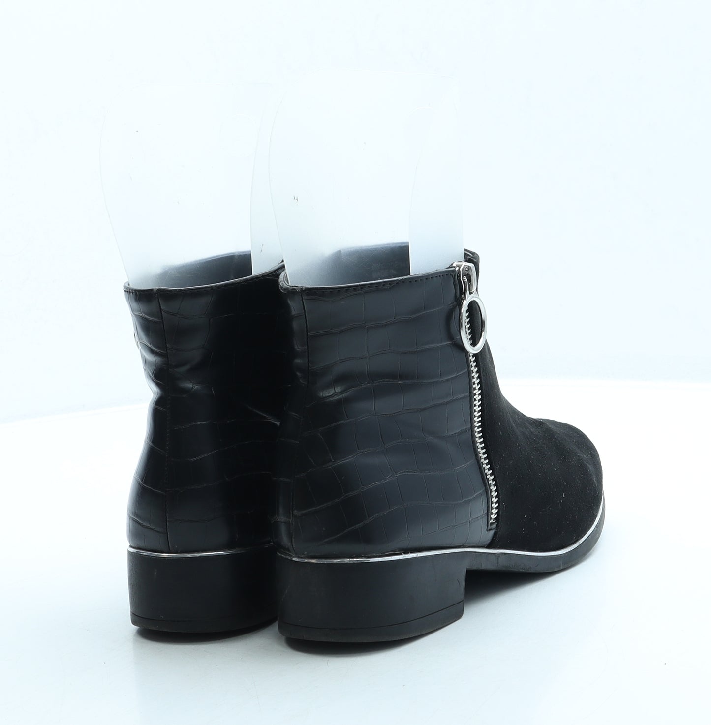 Primark Womens Black Polyester Chelsea Boot UK 7 40 US 9