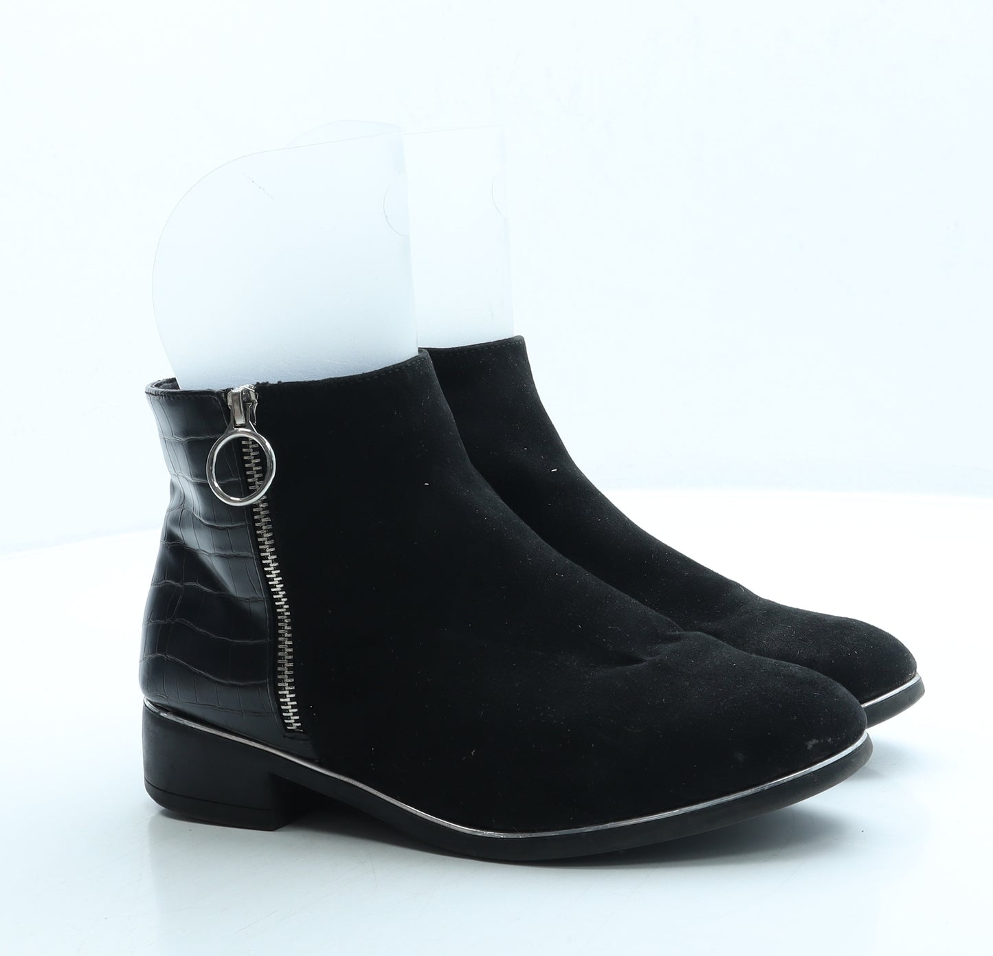 Primark Womens Black Polyester Chelsea Boot UK 7 40 US 9