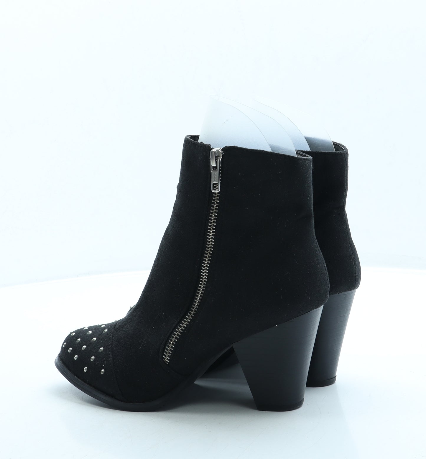 George Womens Black Suede Bootie Boot UK 6.5 40