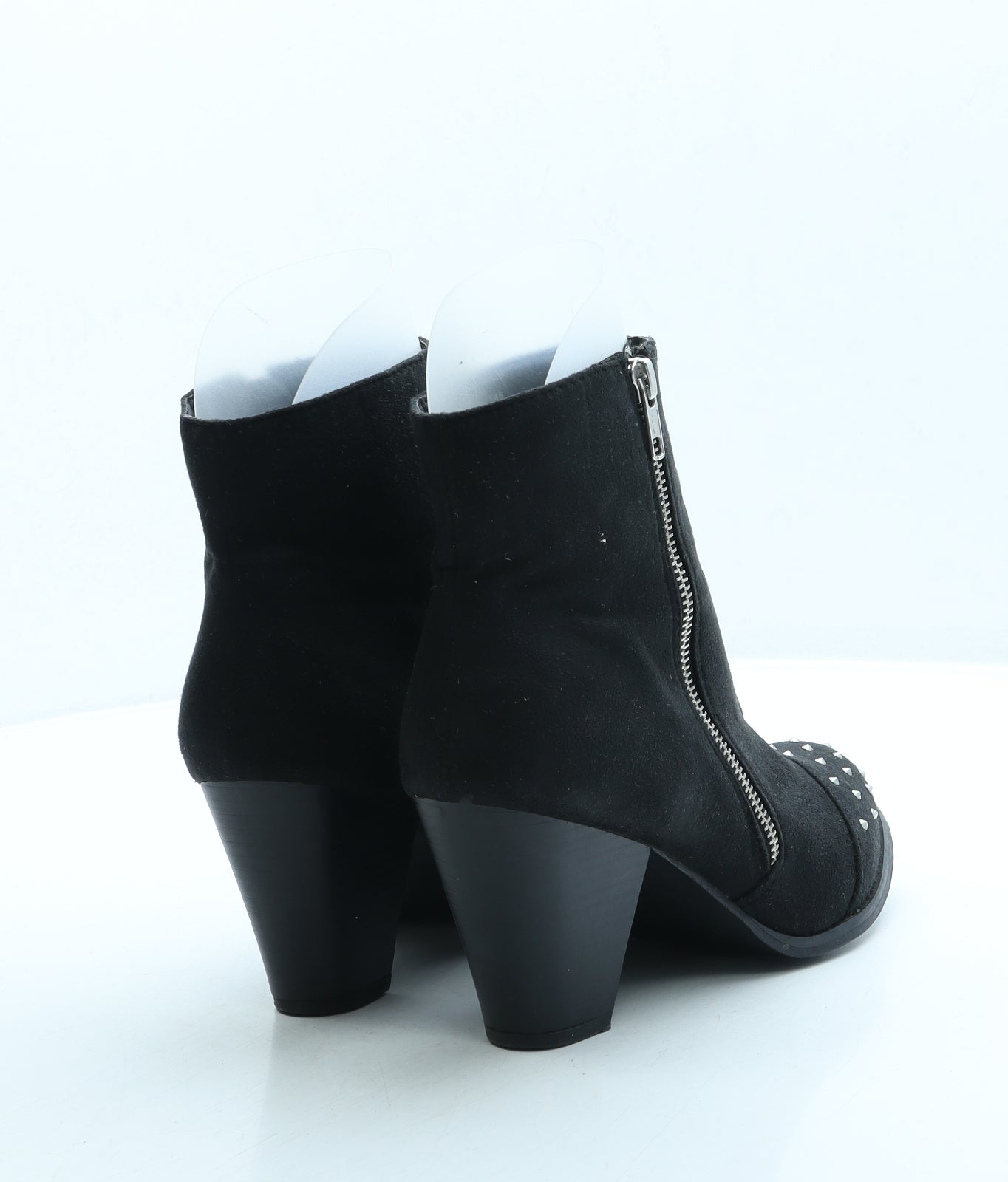 George Womens Black Suede Bootie Boot UK 6.5 40