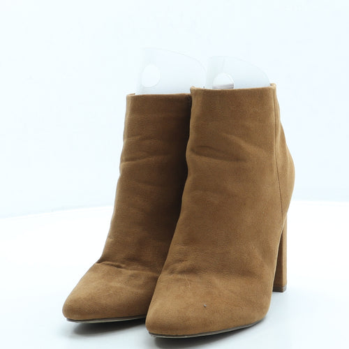 Atmosphere Womens Brown Suede Bootie Boot UK 5 38 US 7