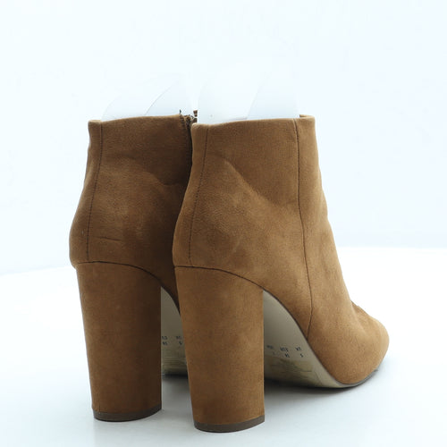 Atmosphere Womens Brown Suede Bootie Boot UK 5 38 US 7