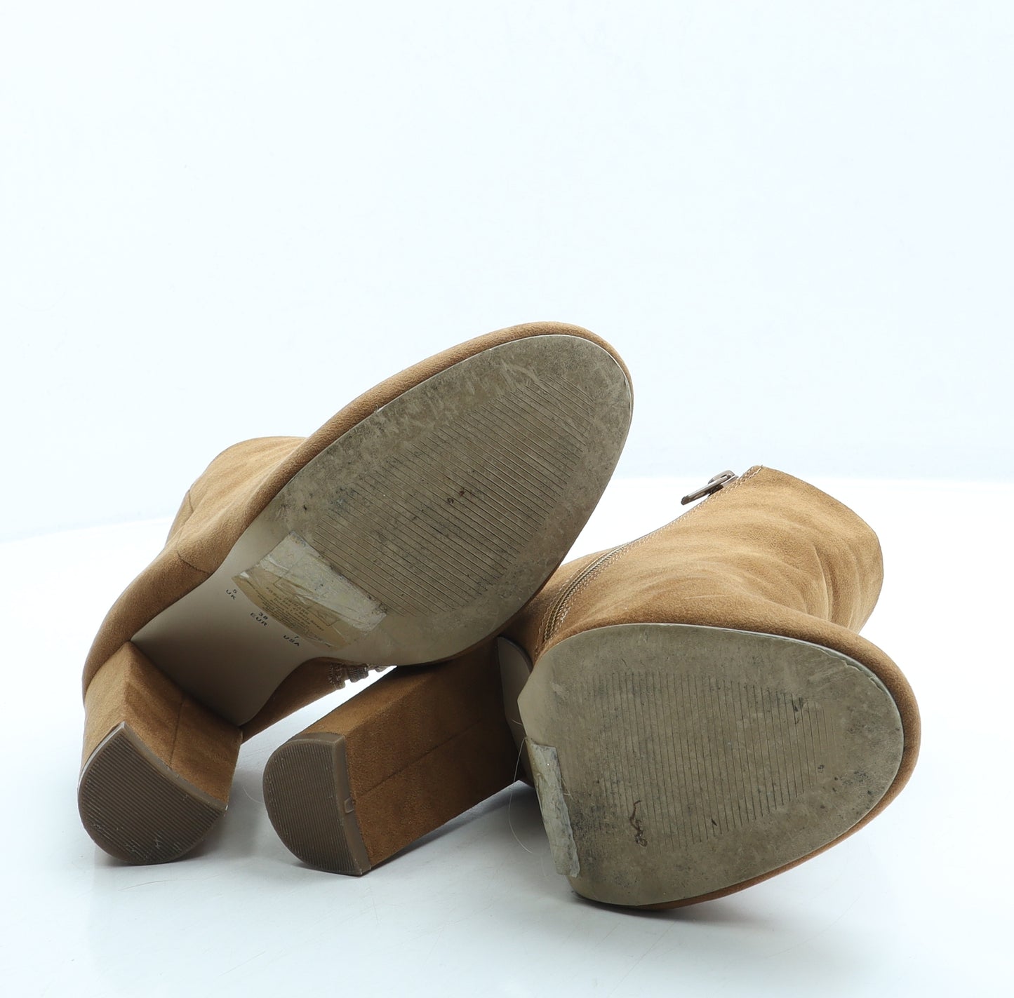 Atmosphere Womens Brown Suede Bootie Boot UK 5 38 US 7