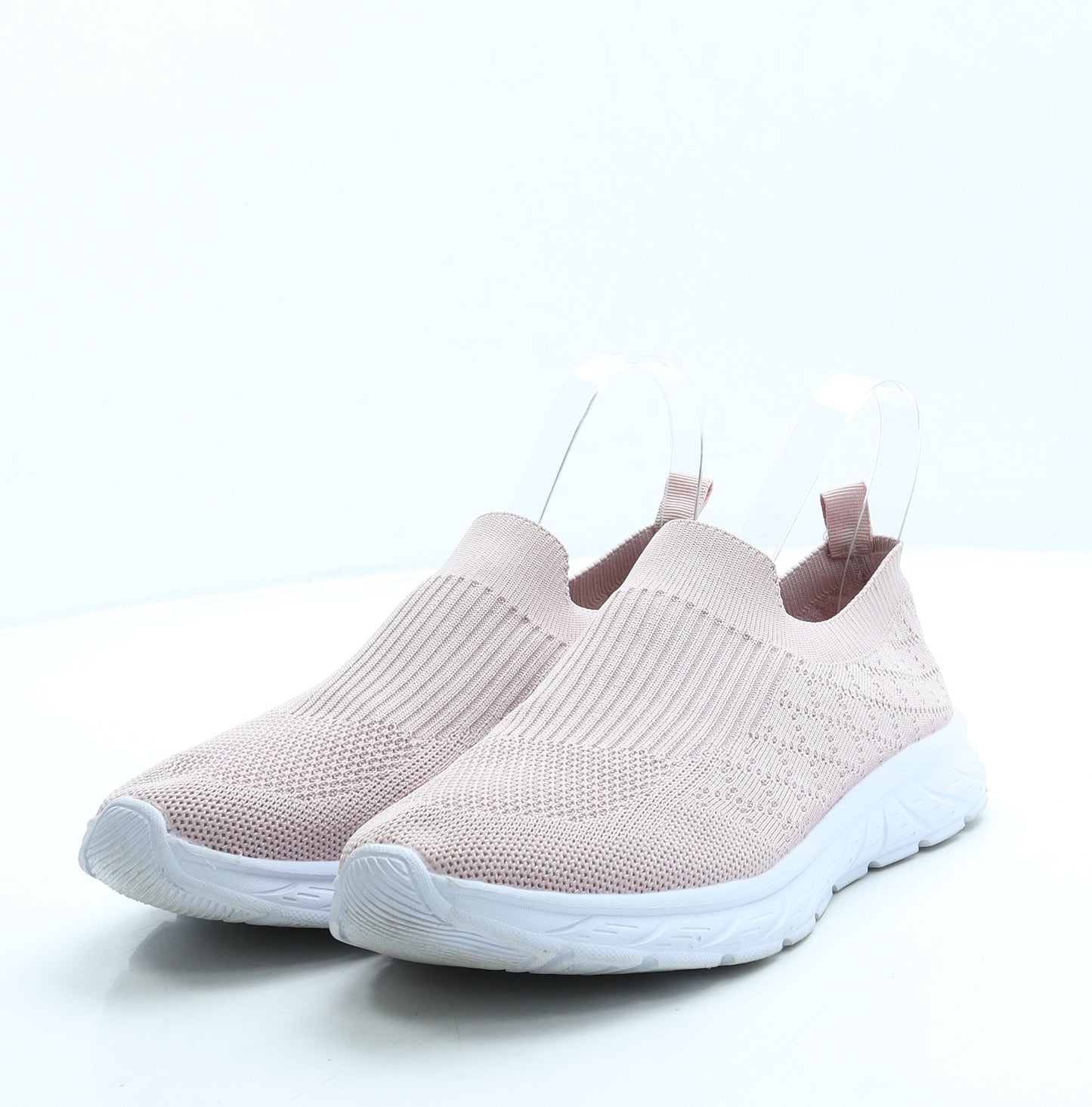 Active Womens Pink Polyester Slip On Flat UK 7 40