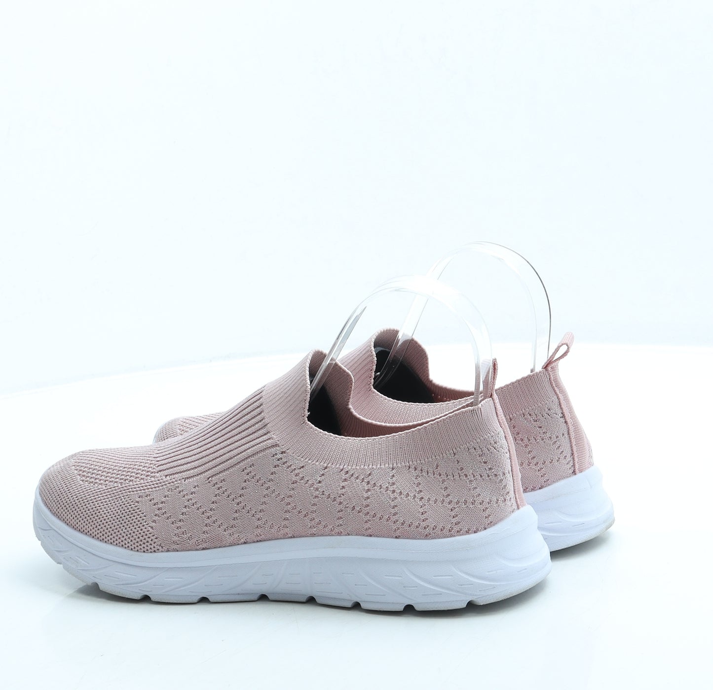 Active Womens Pink Polyester Slip On Flat UK 7 40