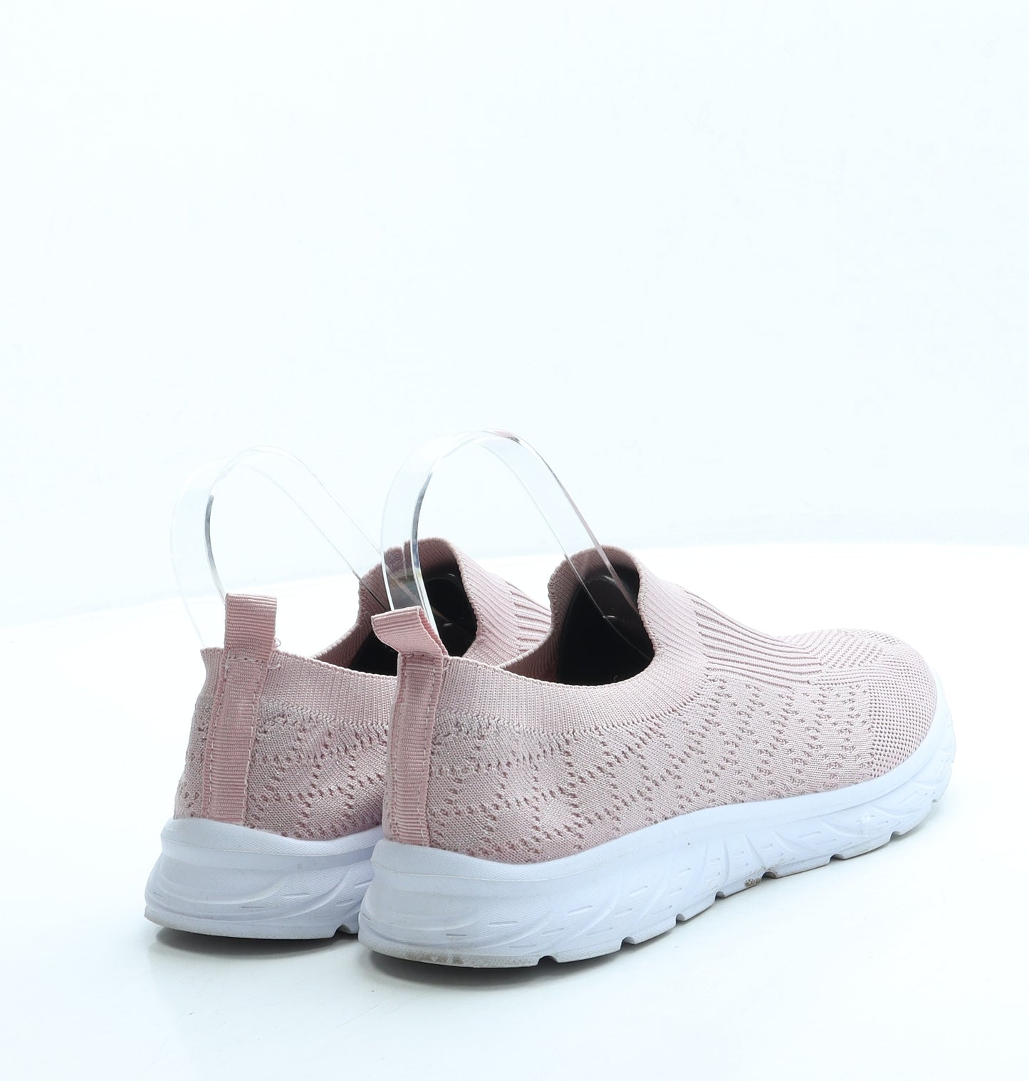 Active Womens Pink Polyester Slip On Flat UK 7 40