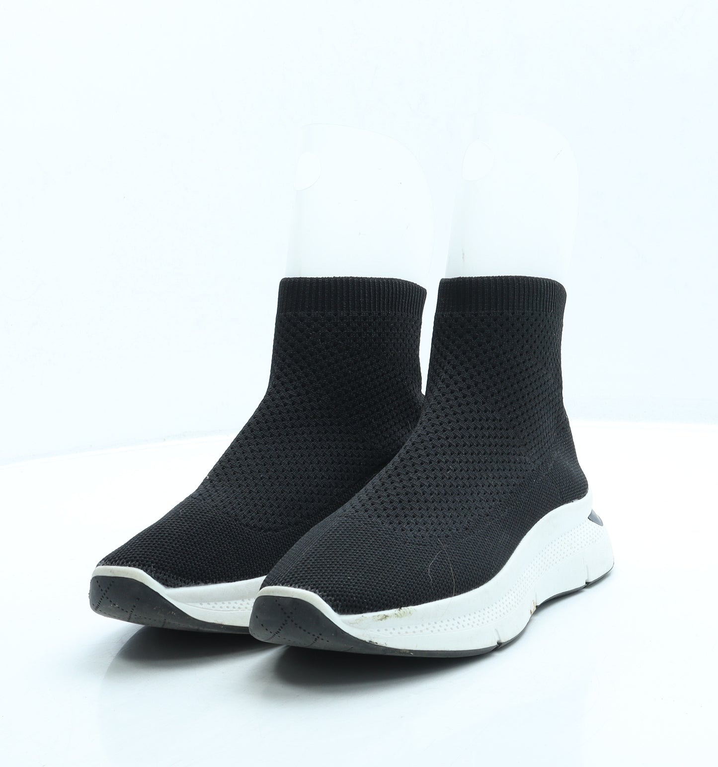 New Look Womens Black Polyester Trainer UK 3 36