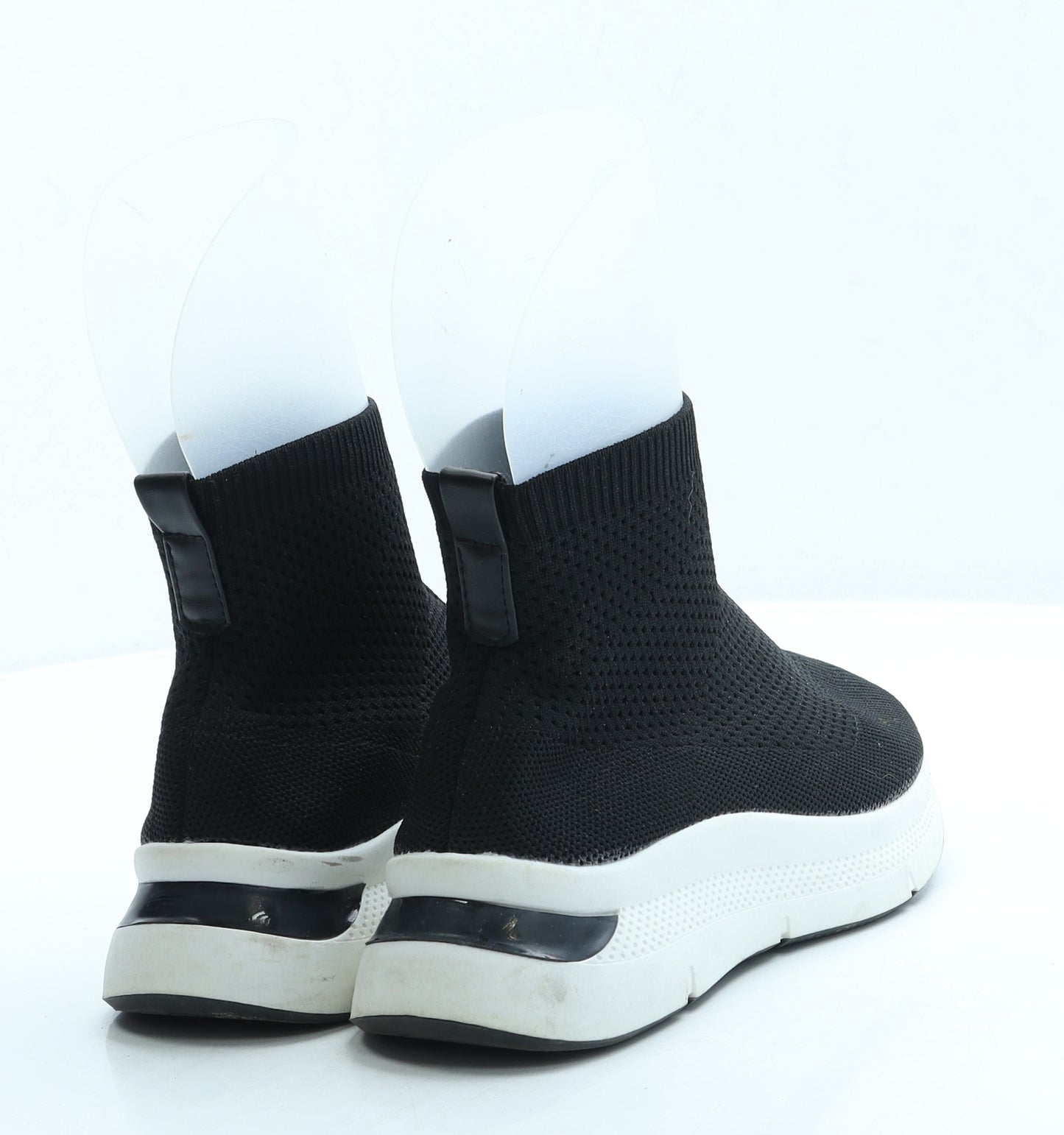 New Look Womens Black Polyester Trainer UK 3 36