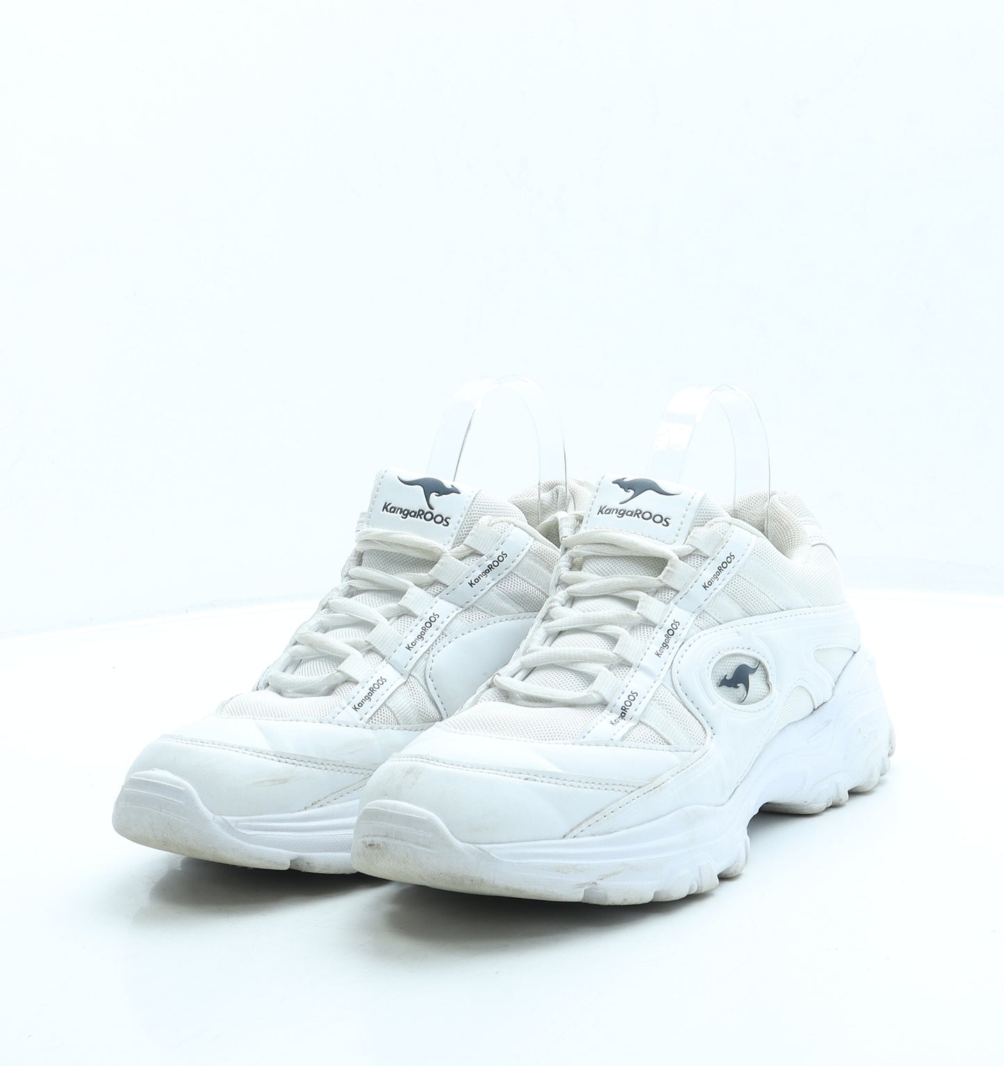 KangaROOS Womens White Polyester Trainer UK 6 39