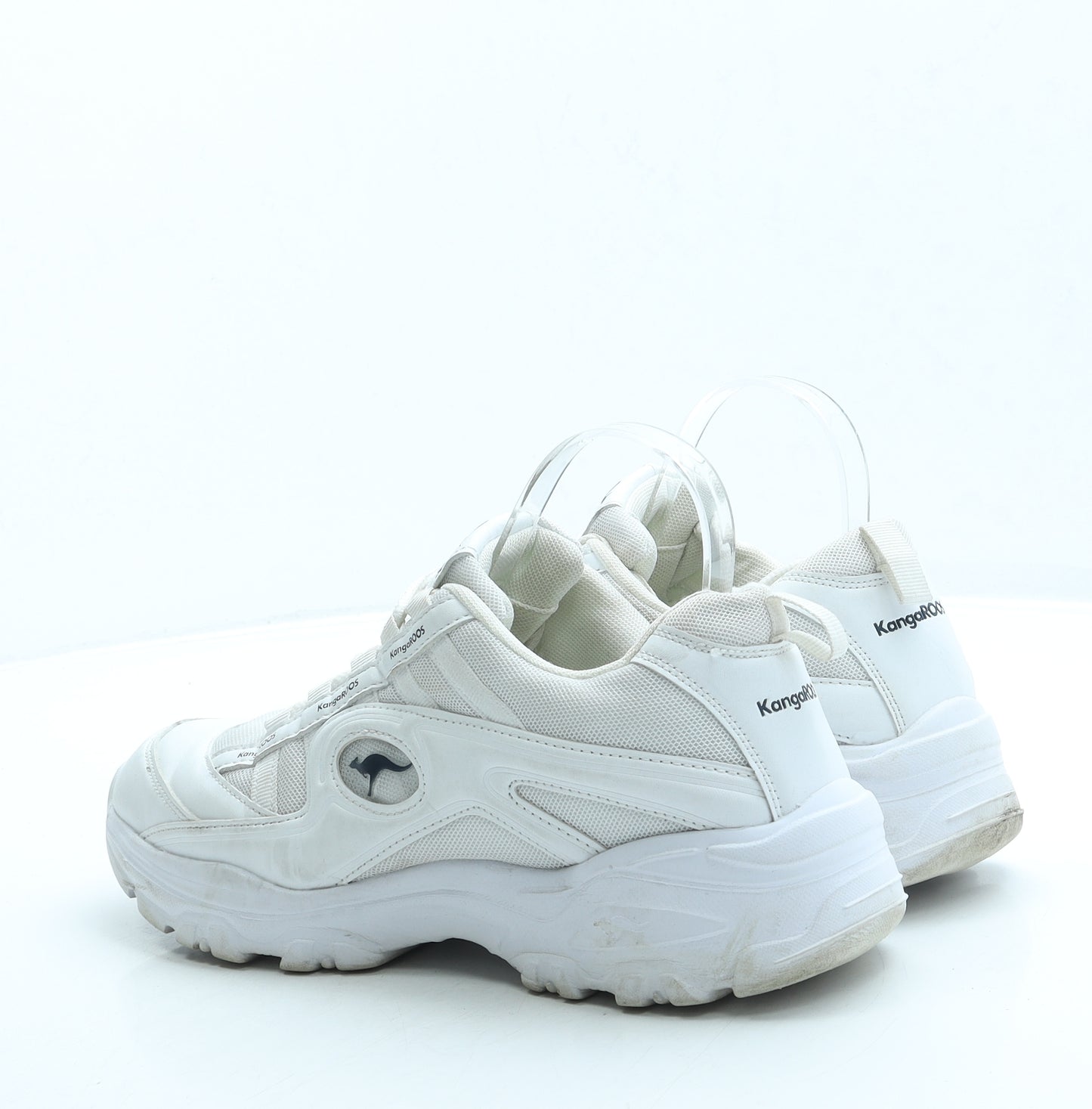 KangaROOS Womens White Polyester Trainer UK 6 39