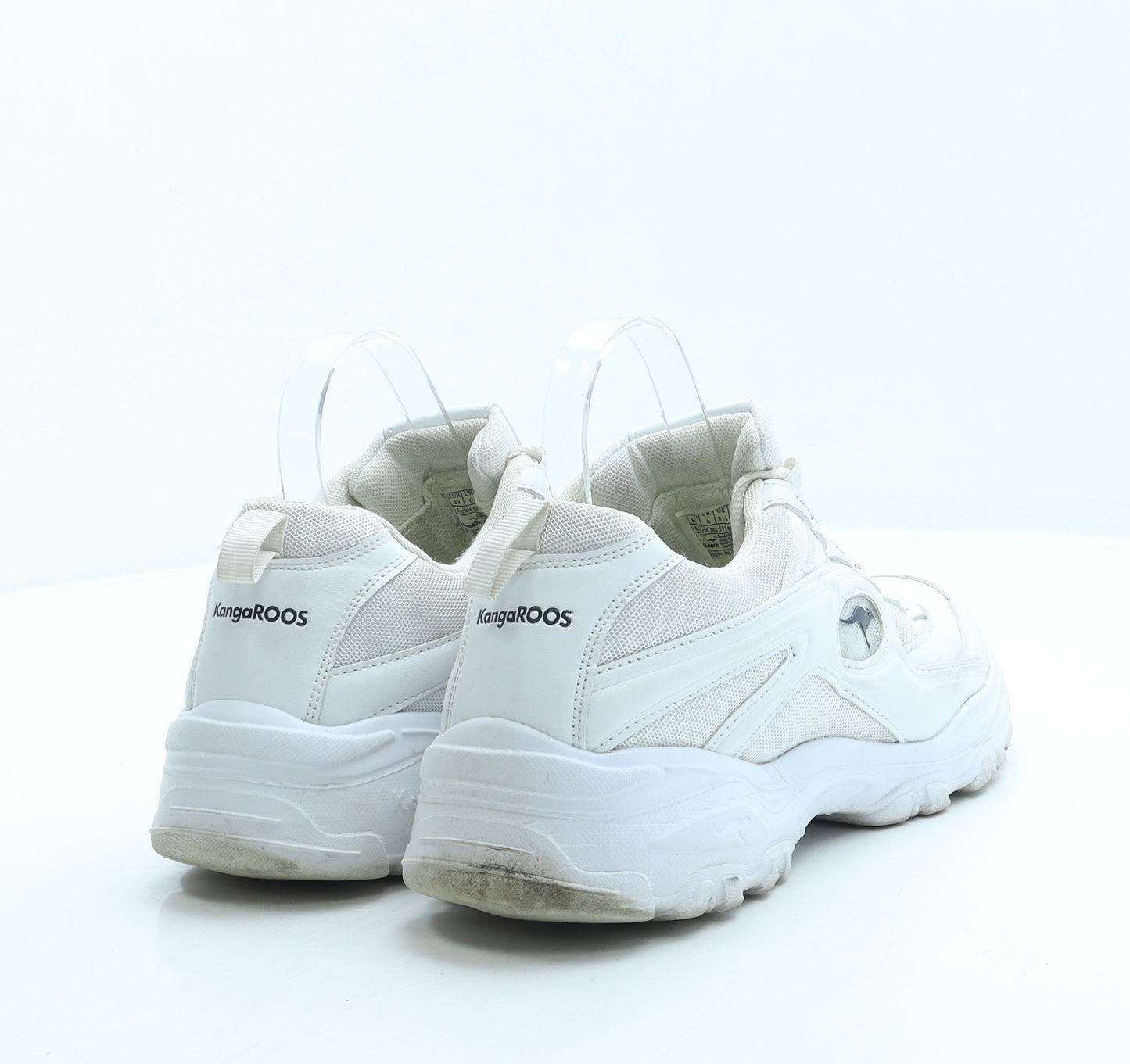 KangaROOS Womens White Polyester Trainer UK 6 39