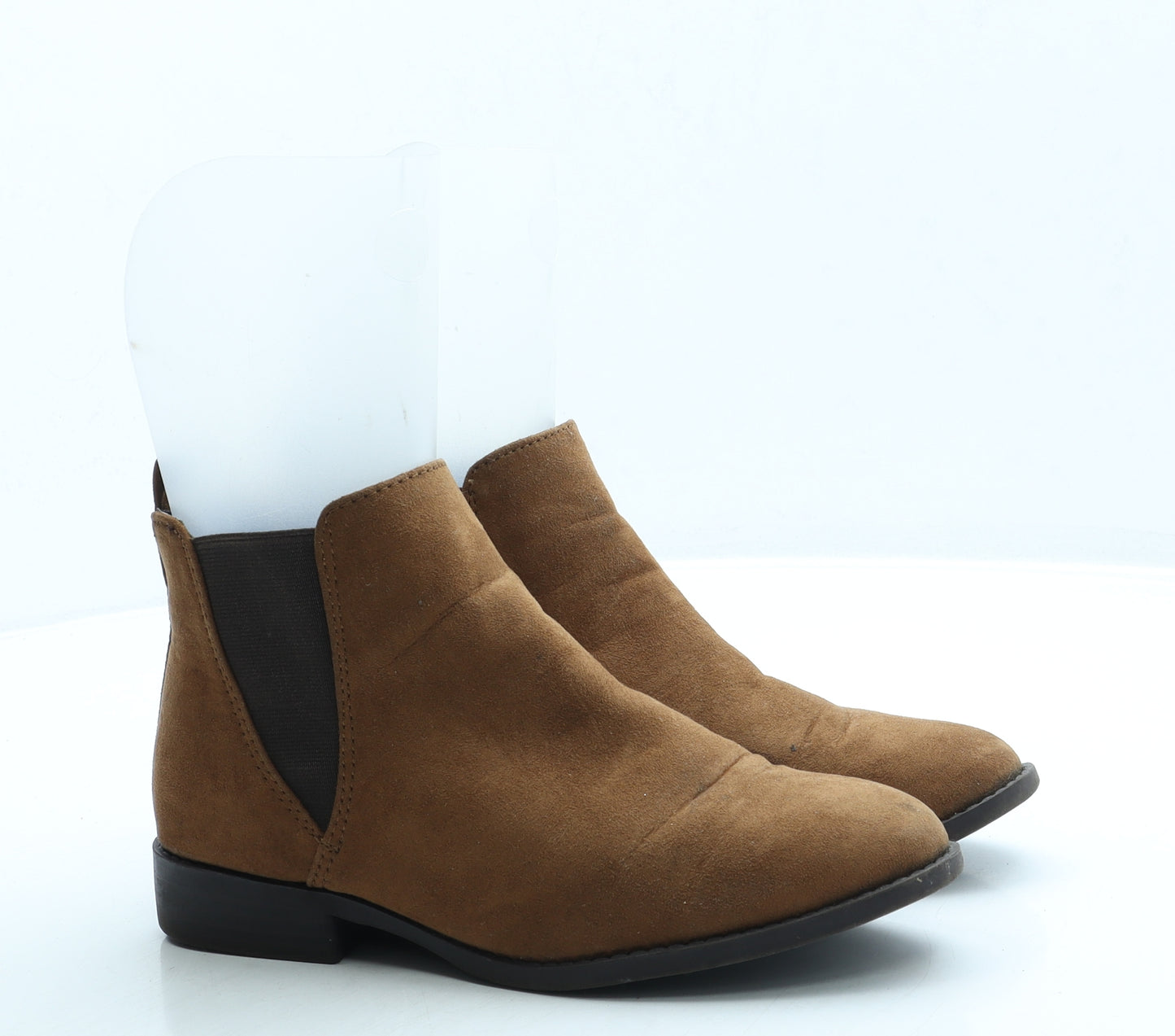 Atmosphere Womens Brown Suede Chelsea Boot UK 4 37