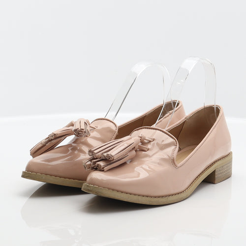 Primark Womens Pink Synthetic Loafer Flat UK 5 38