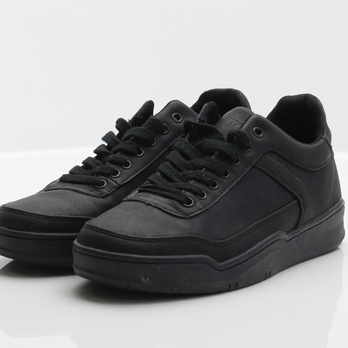 McKenzie Mens Black Synthetic Trainer UK 6