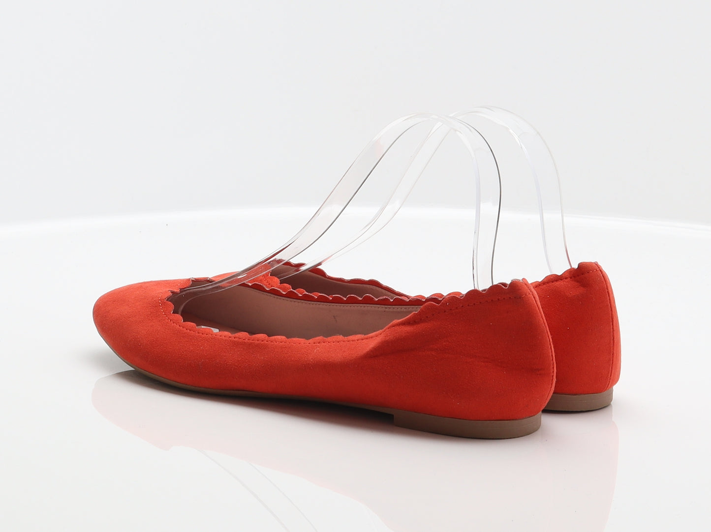 H&M Womens Orange Polyester Ballet Flat UK 5.5 39