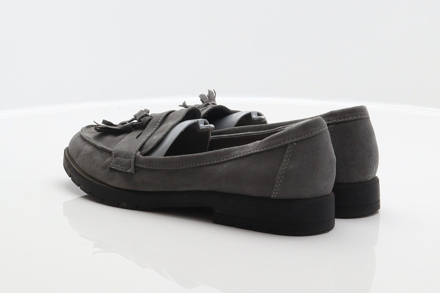 Primark Womens Grey Polyester Loafer Flat UK 7 41