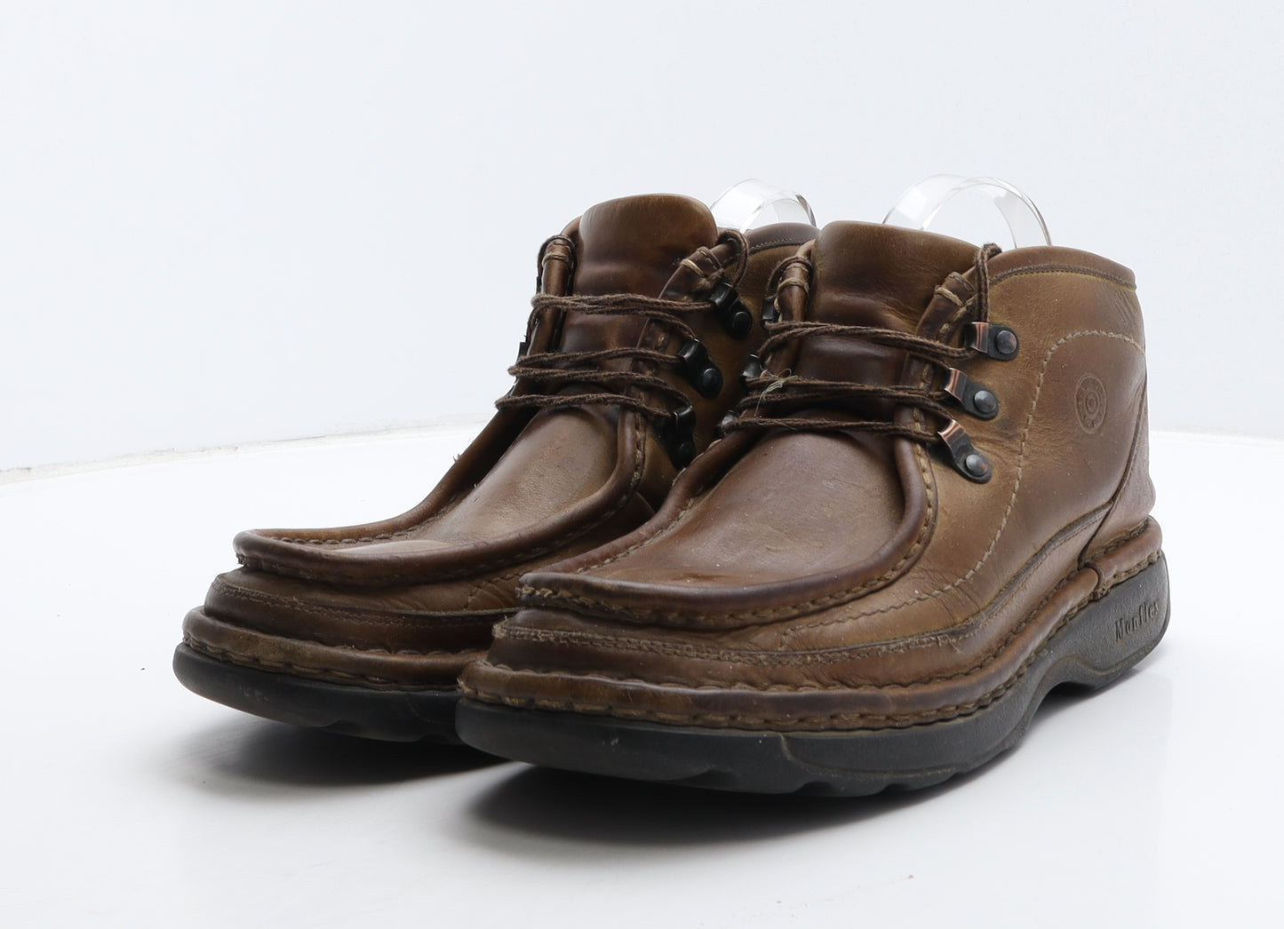 Monflex Mens Brown Leather Combat Boot UK 8 42