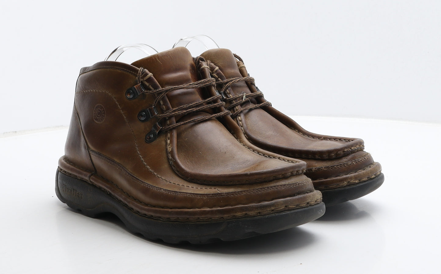 Monflex Mens Brown Leather Combat Boot UK 8 42