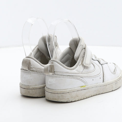 Nike Girls White Leather Trainer UK 11 28