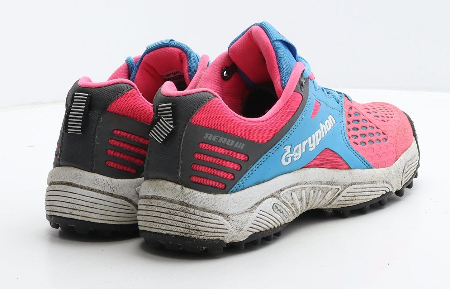 Gryphon Womens Pink Geometric Fabric Trainer UK 6.5 39