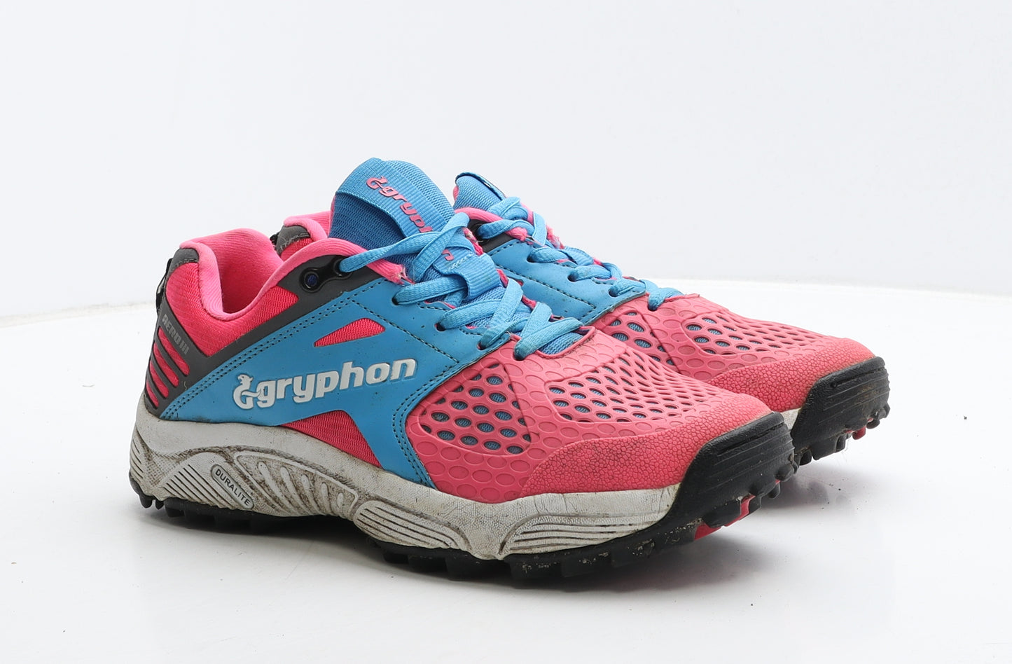 Gryphon Womens Pink Geometric Fabric Trainer UK 6.5 39