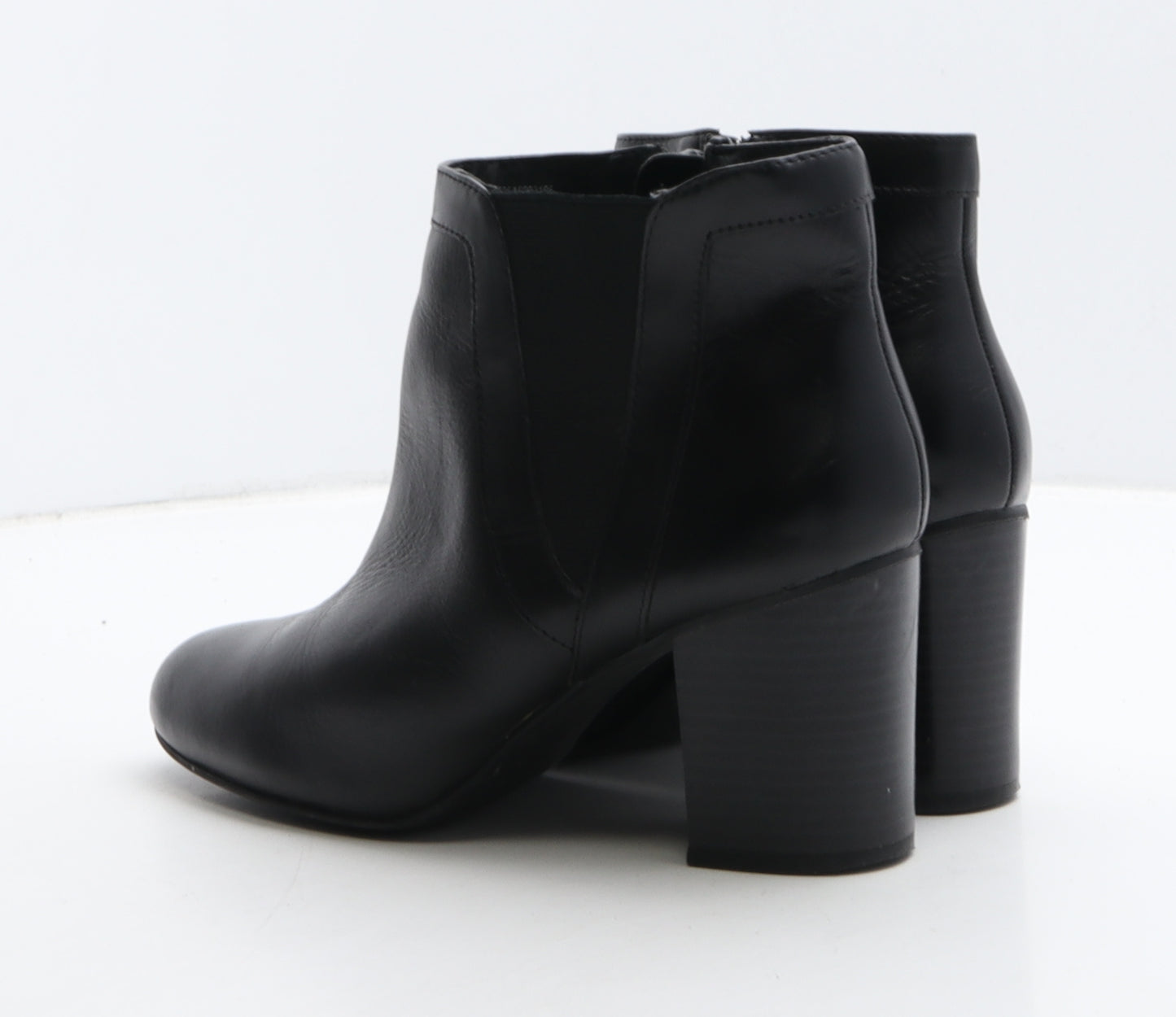 George Womens Black Leather Bootie Boot UK 5 38