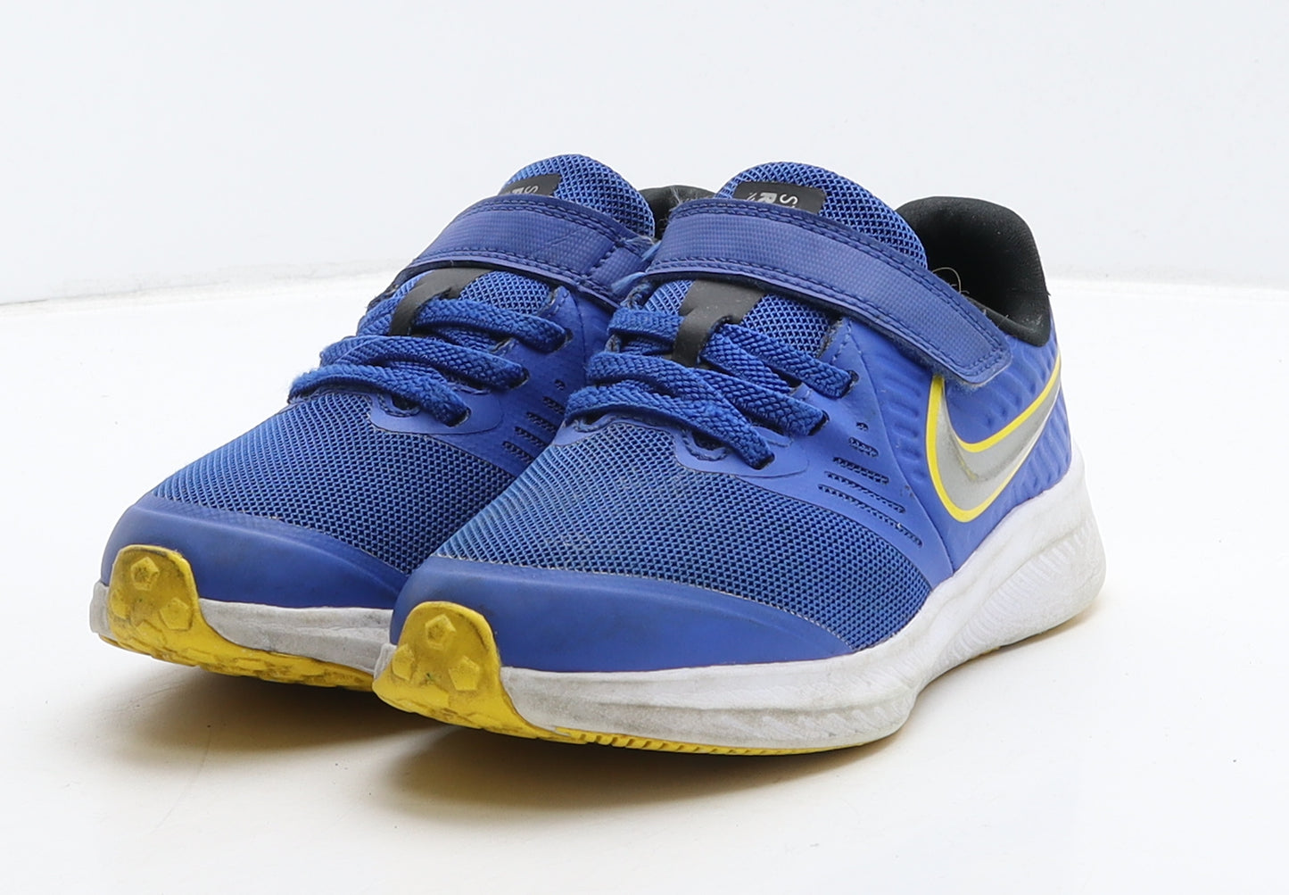 Nike Boys Blue Fabric Trainer UK 12.5 31