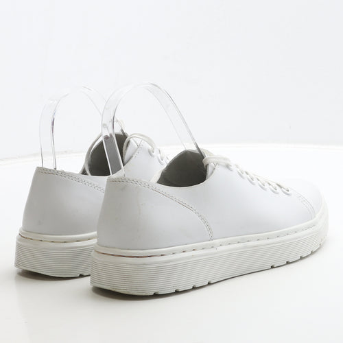 Dr. Martens Womens White Leather Oxford Casual UK 6 39