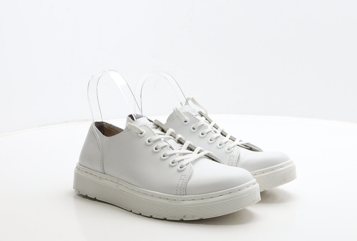 Dr. Martens Womens White Leather Oxford Casual UK 6 39