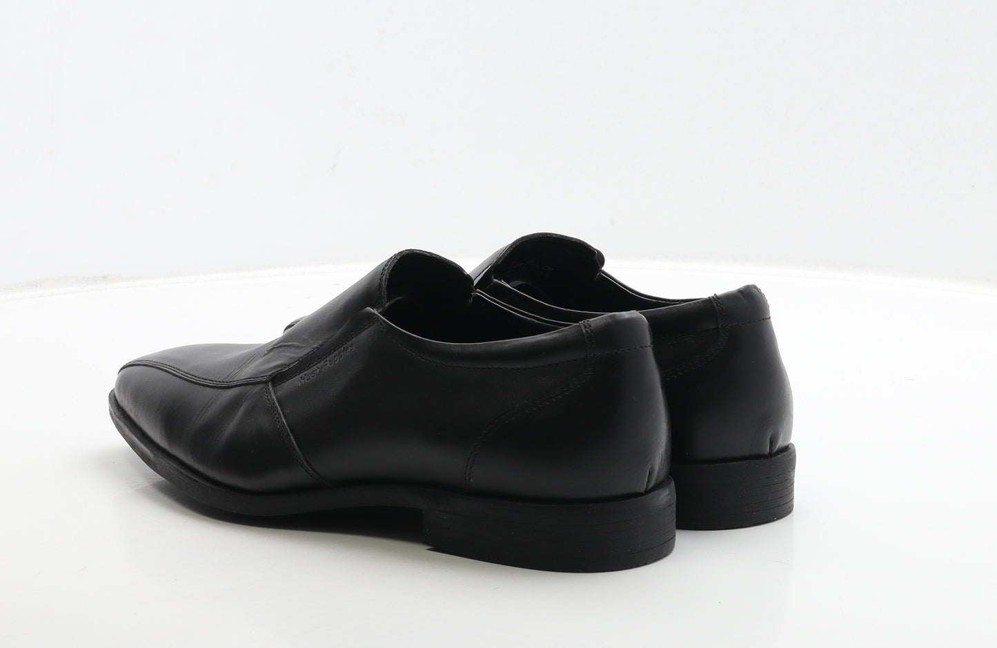 Hush Puppies Mens Black Leather Loafer Casual UK 8 42