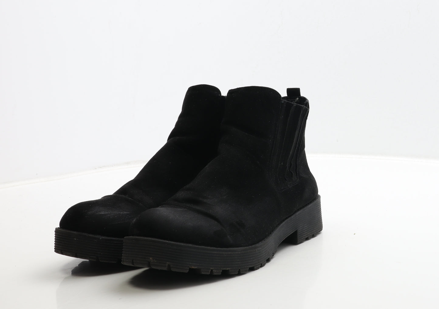 Atmosphere Womens Black Suede Chelsea Boot UK 8 42