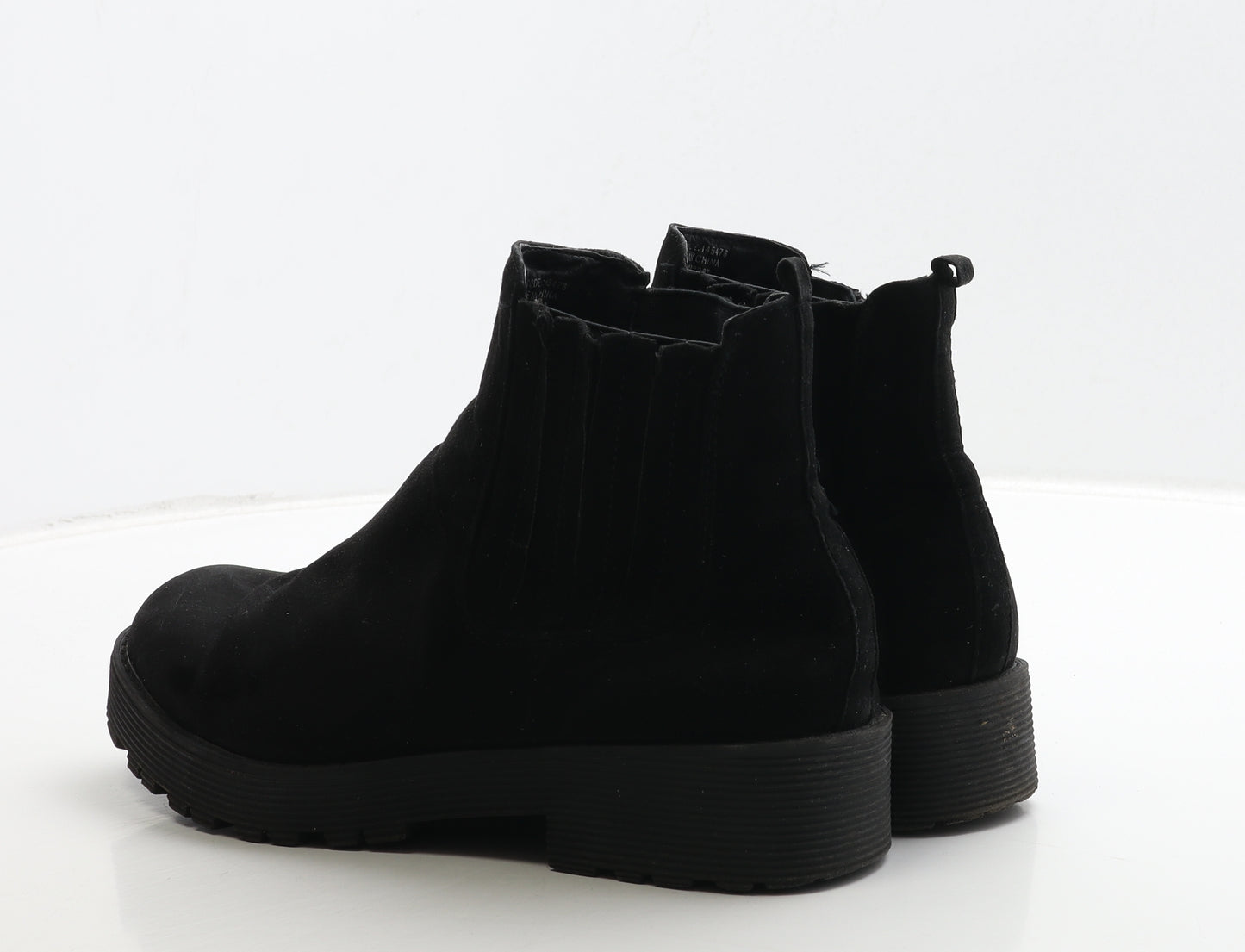 Atmosphere Womens Black Suede Chelsea Boot UK 8 42