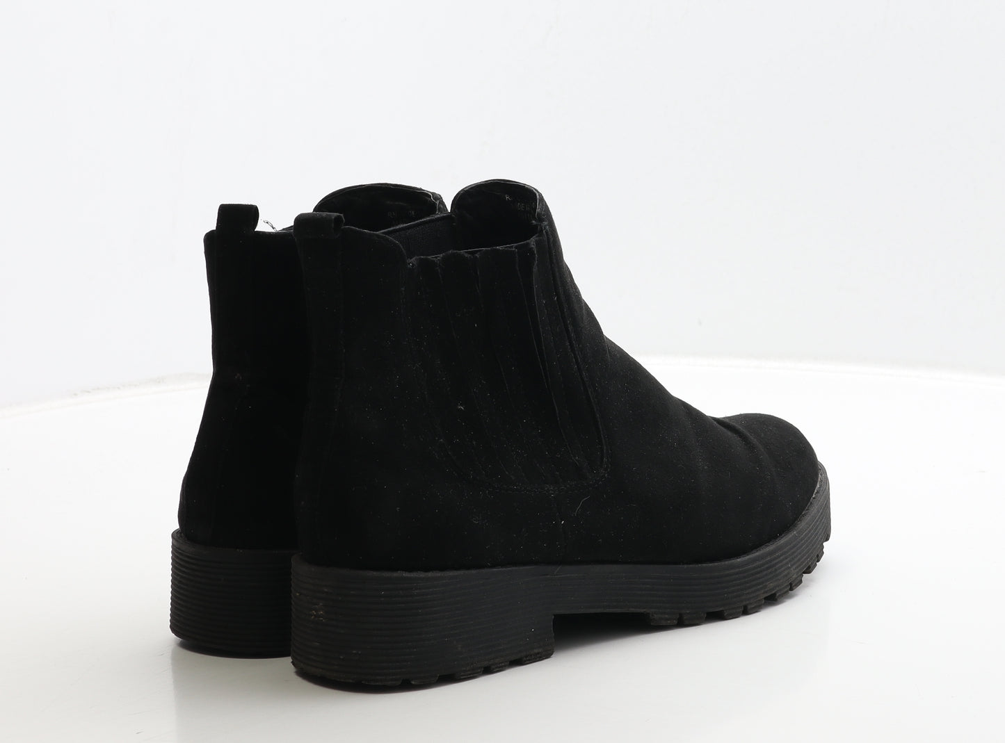 Atmosphere Womens Black Suede Chelsea Boot UK 8 42