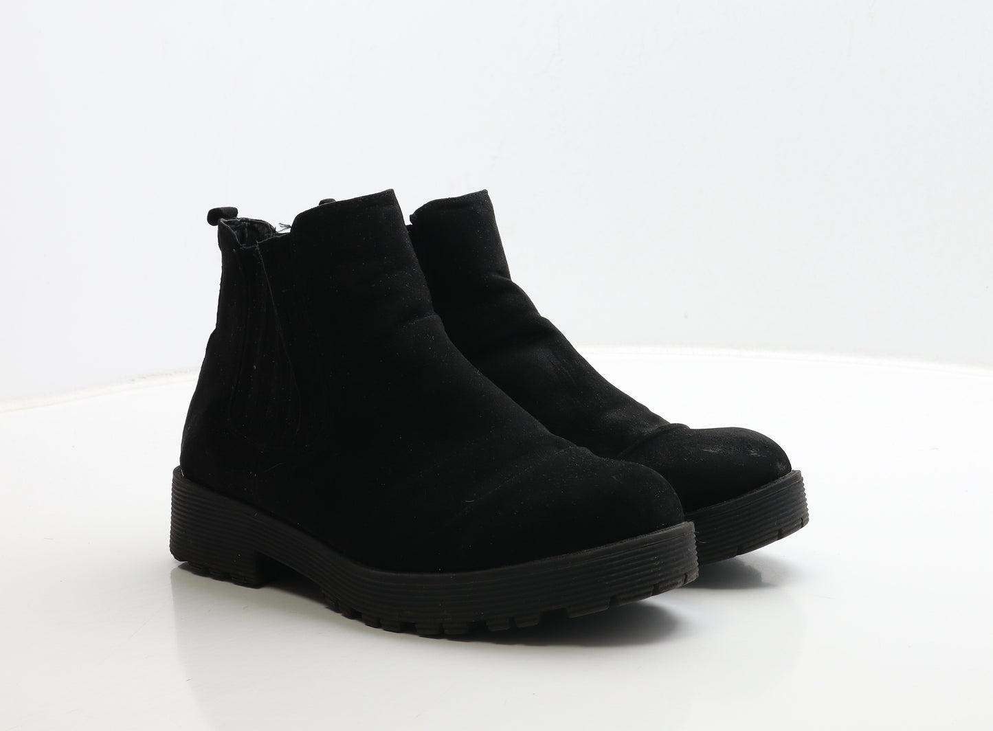 Atmosphere Womens Black Suede Chelsea Boot UK 8 42