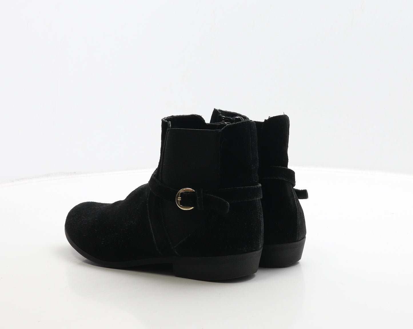 Dunnes Stores Womens Black Suede Chelsea Boot UK 6 39