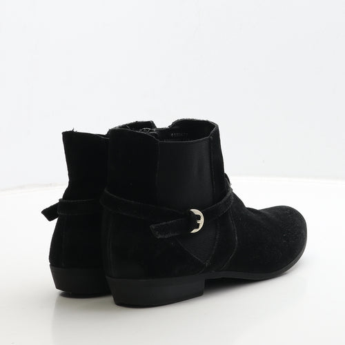 Dunnes Stores Womens Black Suede Chelsea Boot UK 6 39