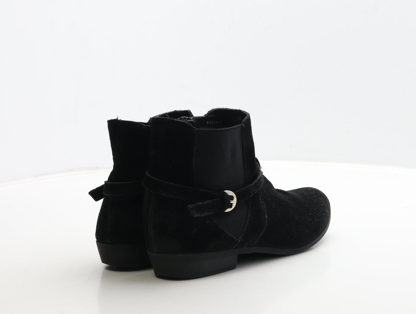 Dunnes Stores Womens Black Suede Chelsea Boot UK 6 39