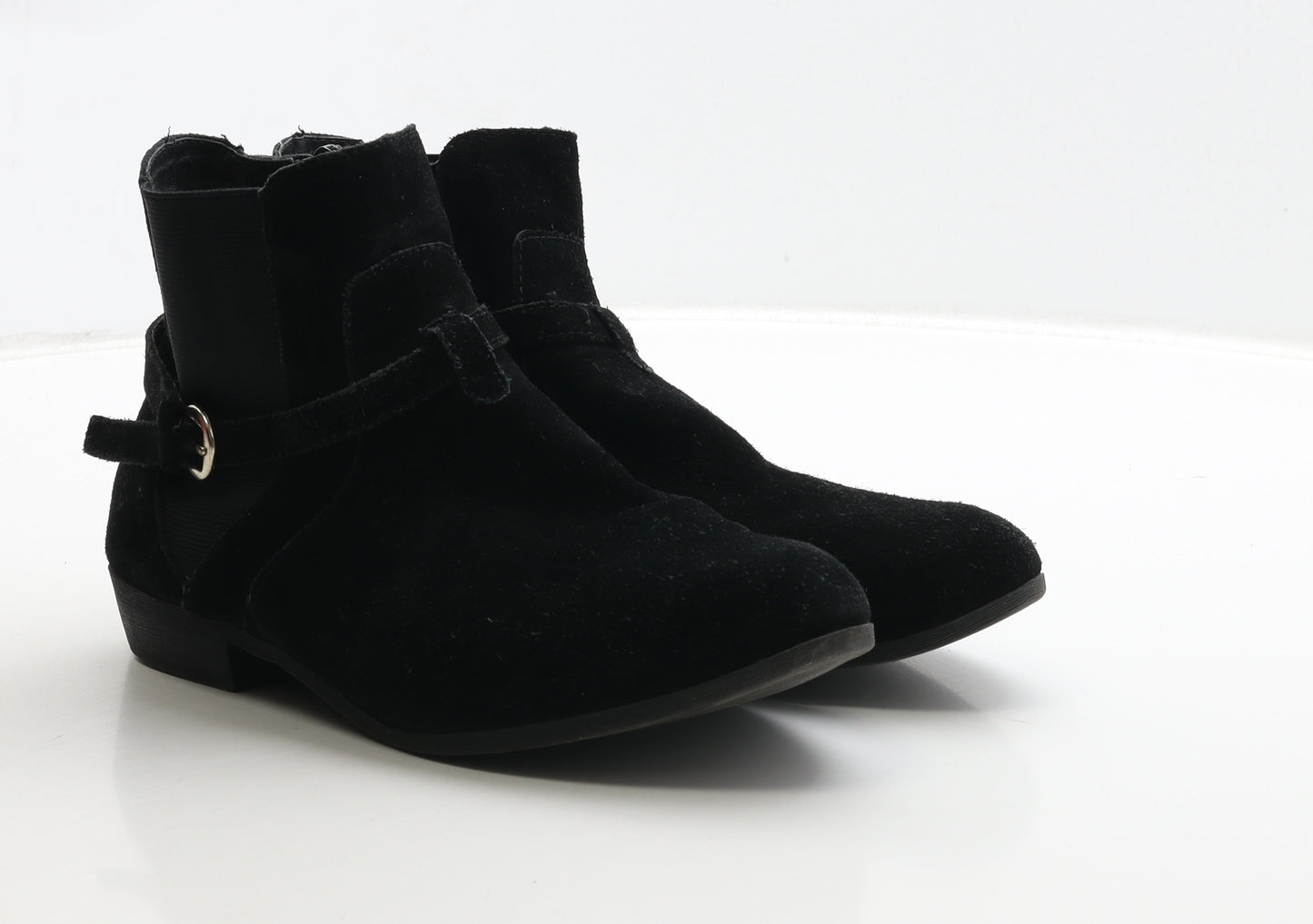 Dunnes Stores Womens Black Suede Chelsea Boot UK 6 39