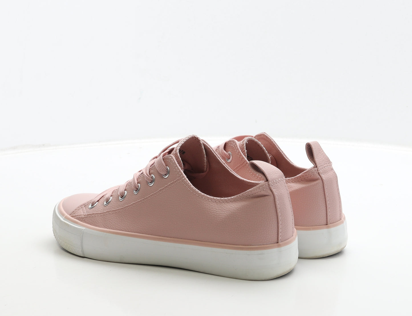 Primark Womens Pink Leather Trainer UK 7 40