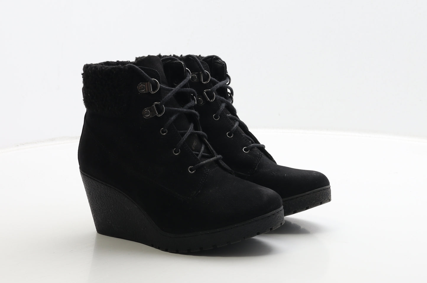 New Look Girls Black Suede Bootie Boot UK 3 36 - 915 Generation