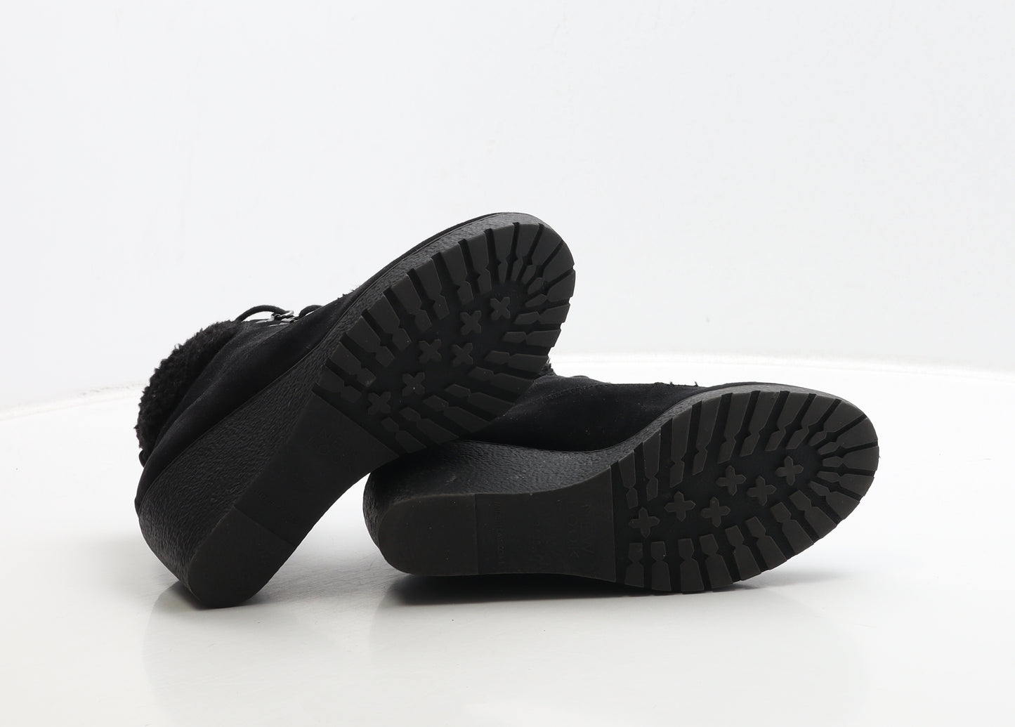 New Look Girls Black Suede Bootie Boot UK 3 36 - 915 Generation
