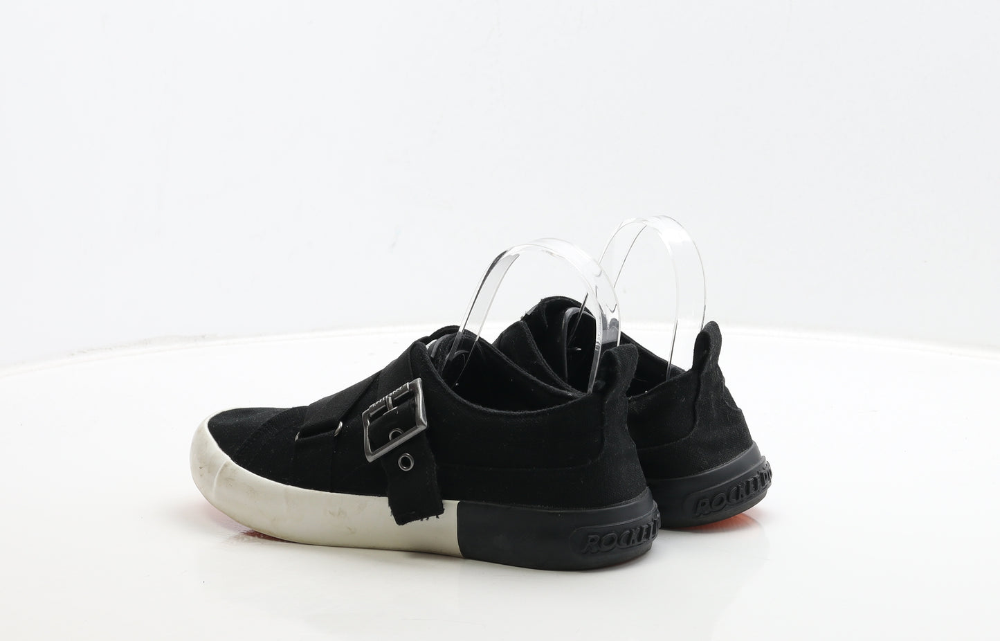 Rocket Dog Womens Black Fabric Trainer UK 6 39