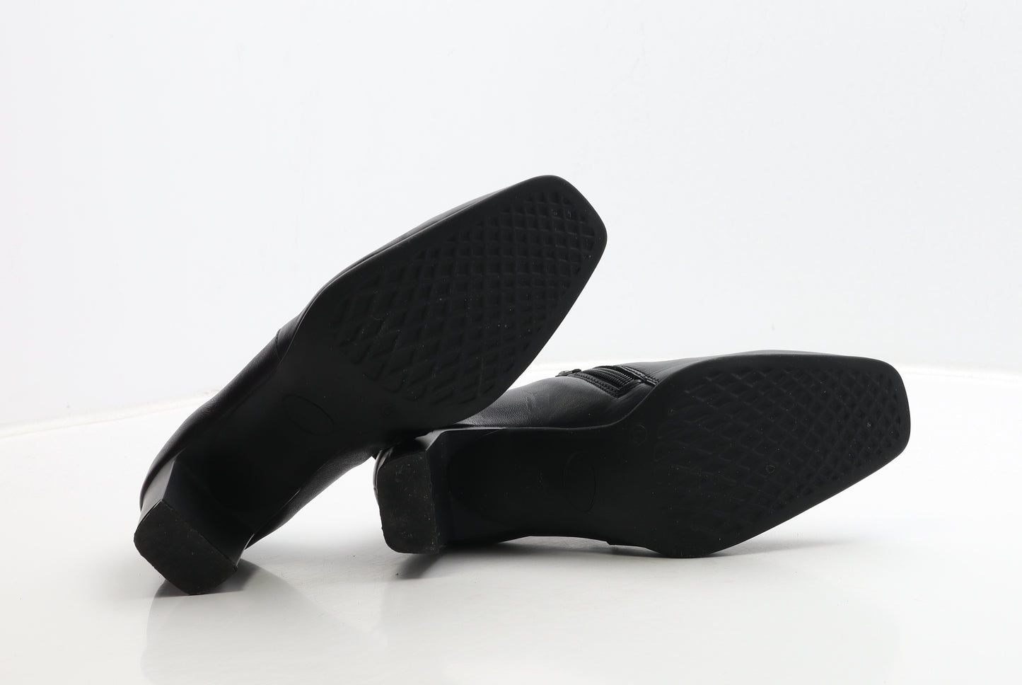 Soleflex Womens Black Leather Bootie Boot UK 6 39