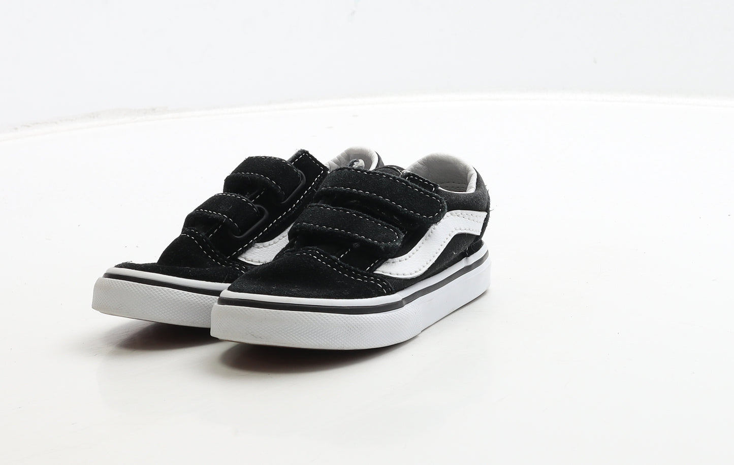 VANS Boys Black Suede Trainer UK 7 24
