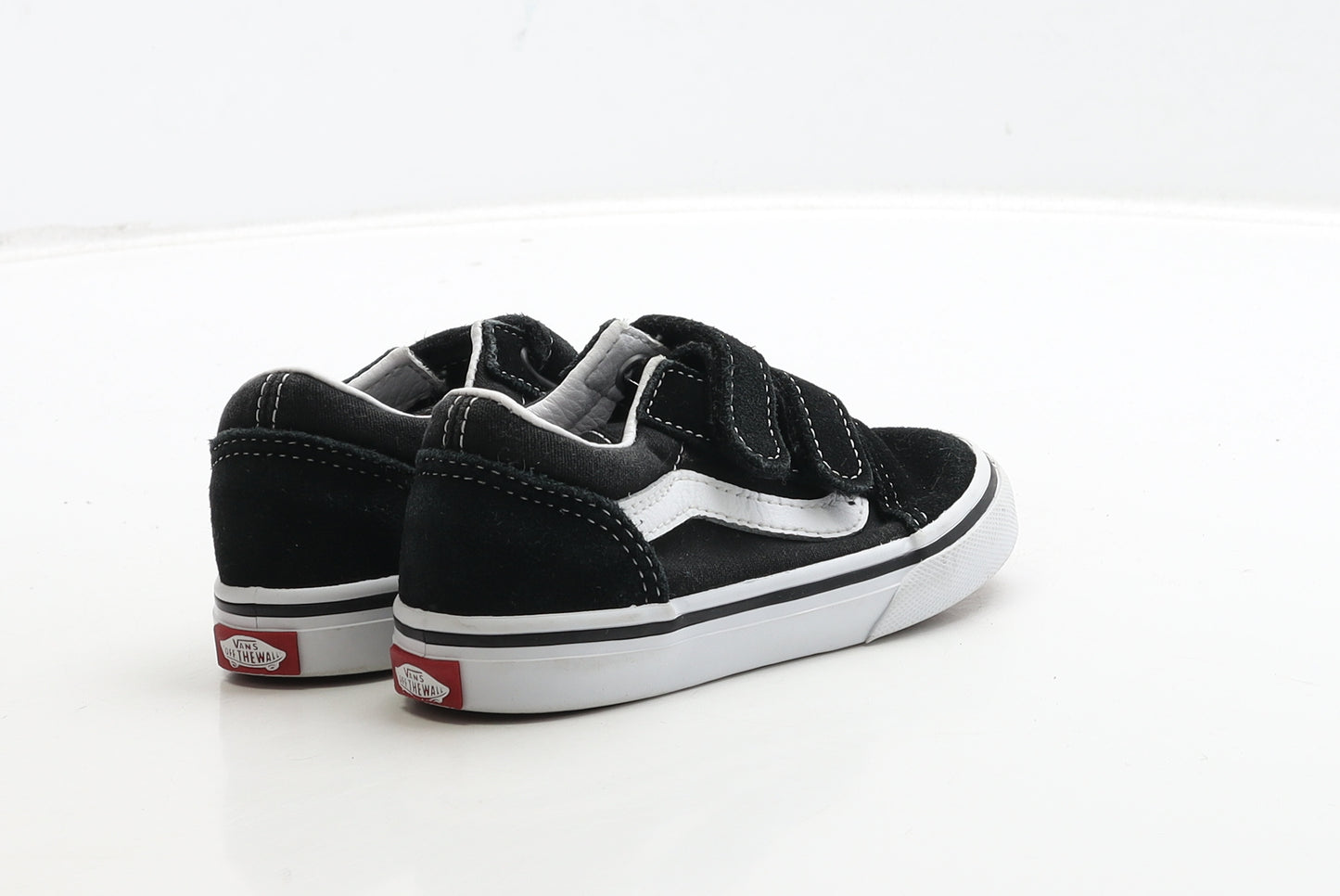 VANS Boys Black Suede Trainer UK 7 24