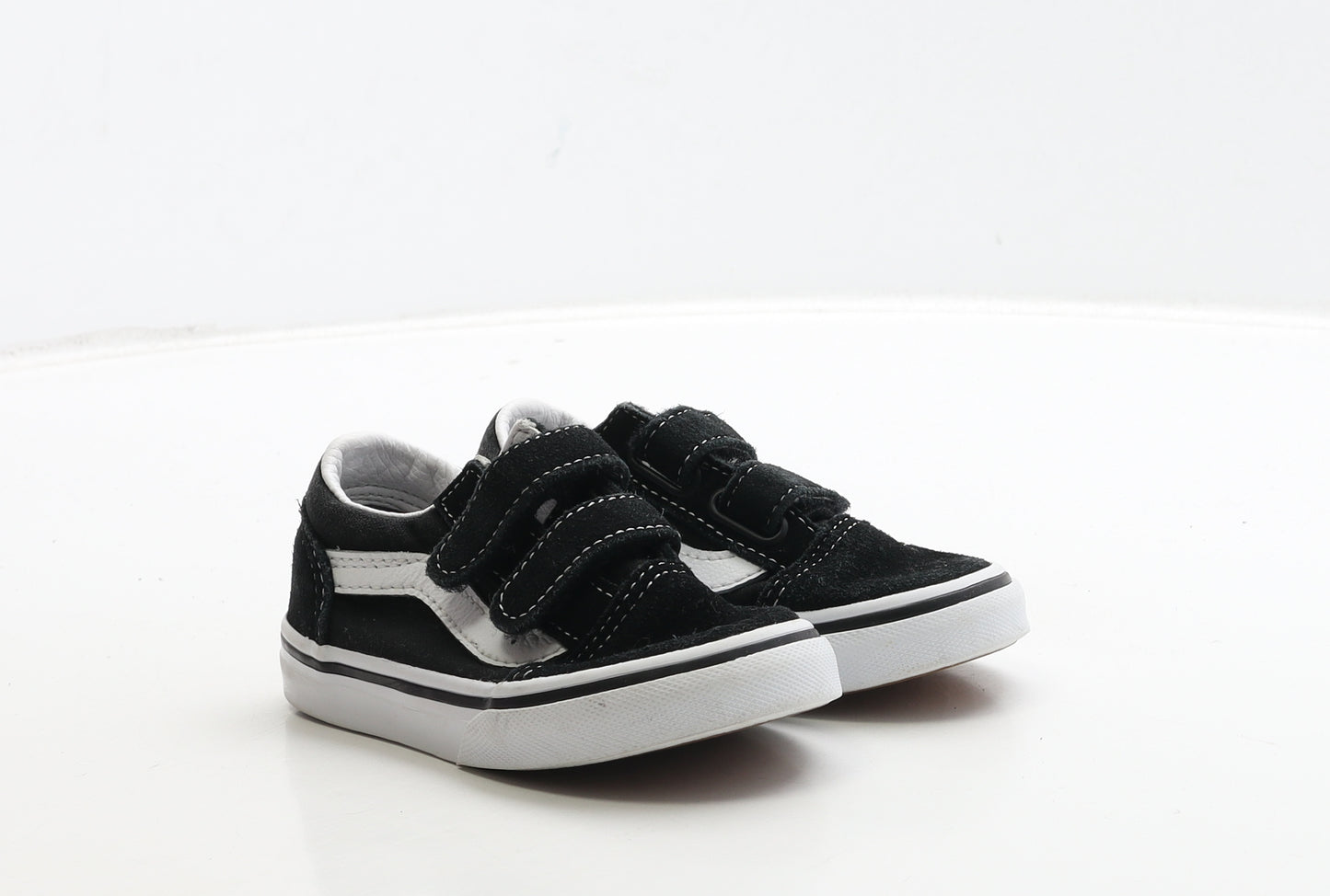 VANS Boys Black Suede Trainer UK 7 24