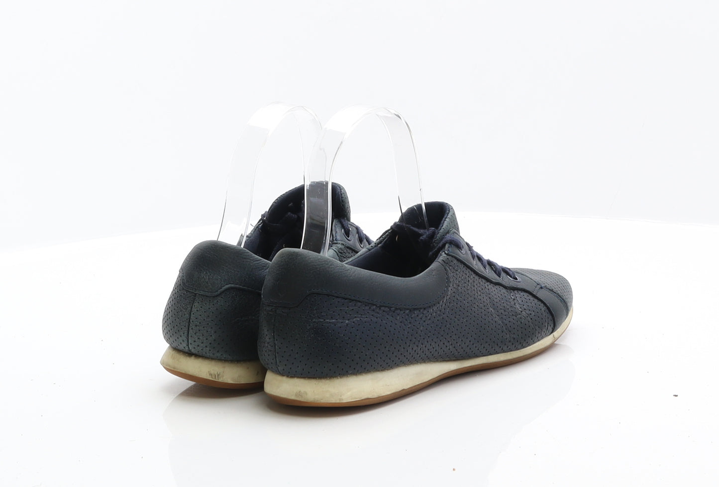 Hush Puppies Womens Blue Leather Trainer UK 7.5