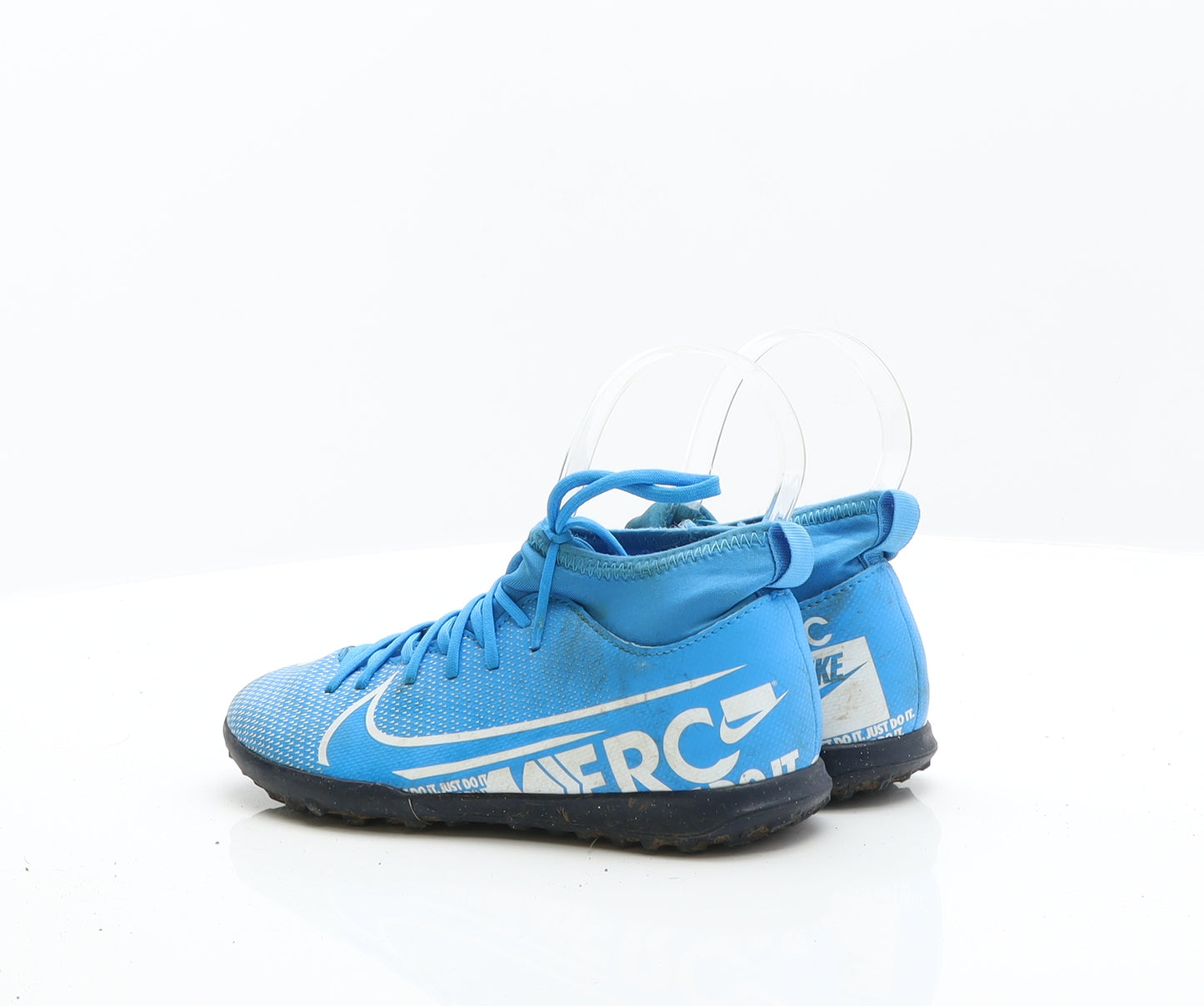 Nike Boys Blue Synthetic Trainer UK 1 33