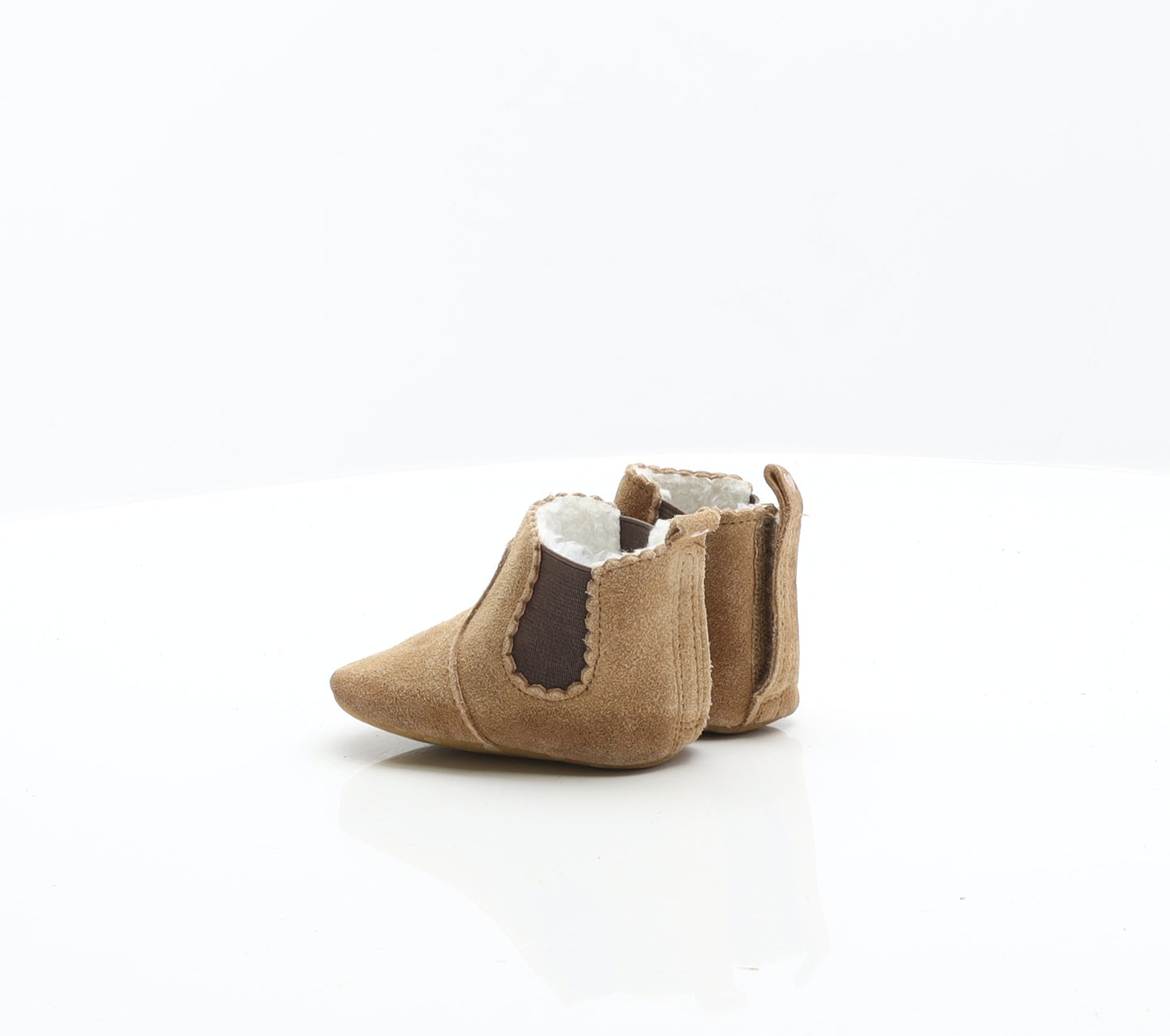 NEXT Girls Brown Suede Chelsea Boot UK 6-12 Months